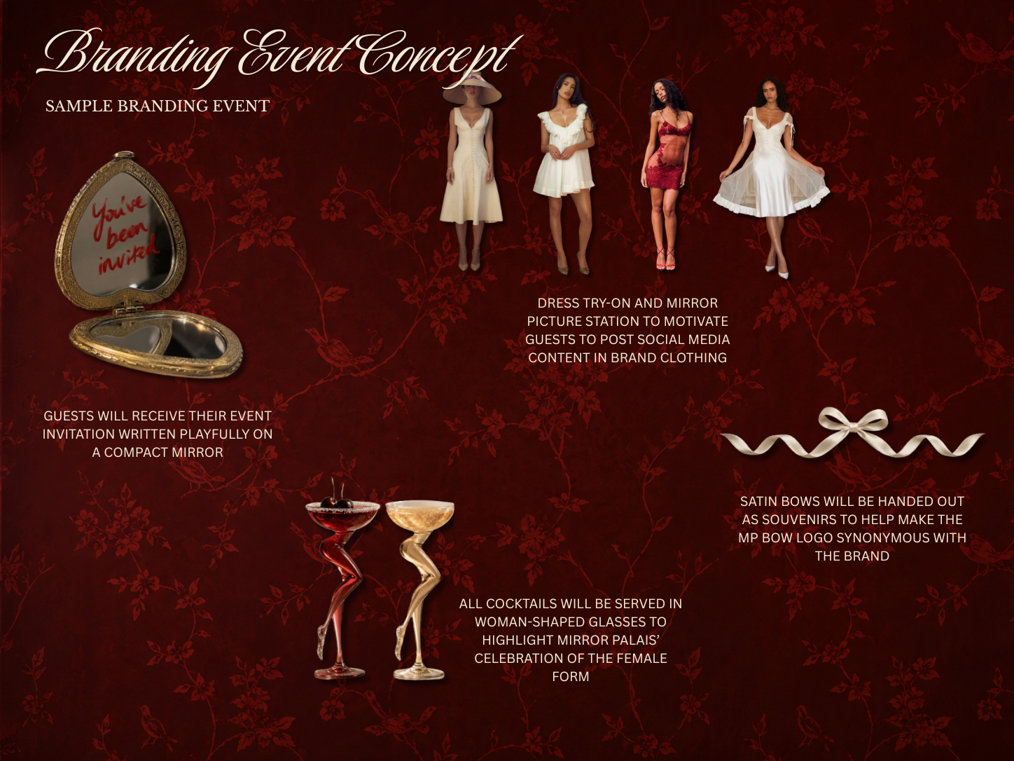 Mirror Palais Branding Event Concept