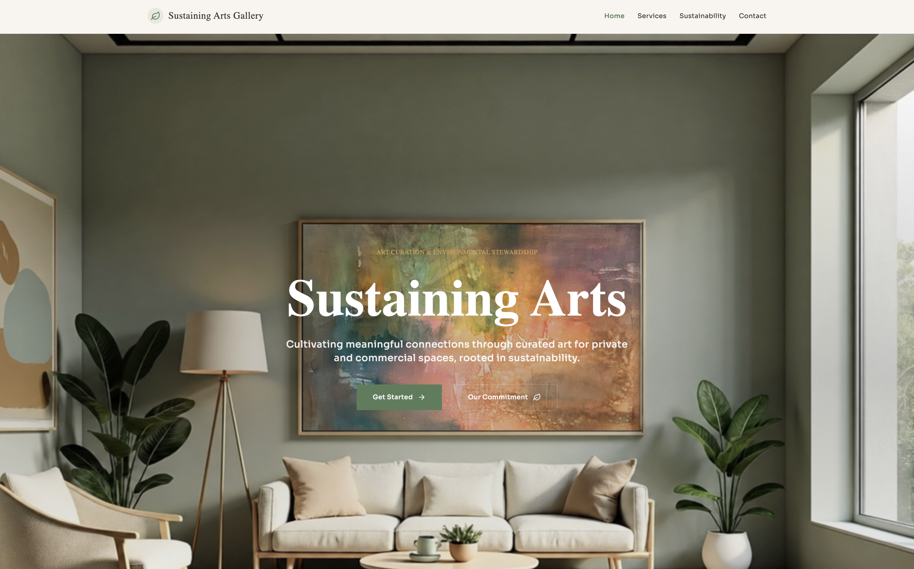 SA existing website homepage
